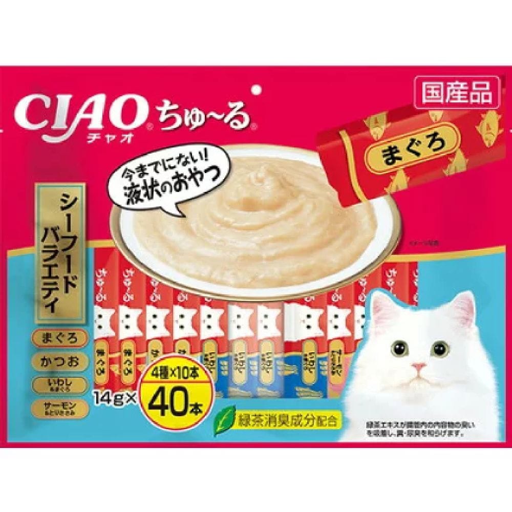 ちゅーるシーフードバラエティ 14g×40P
