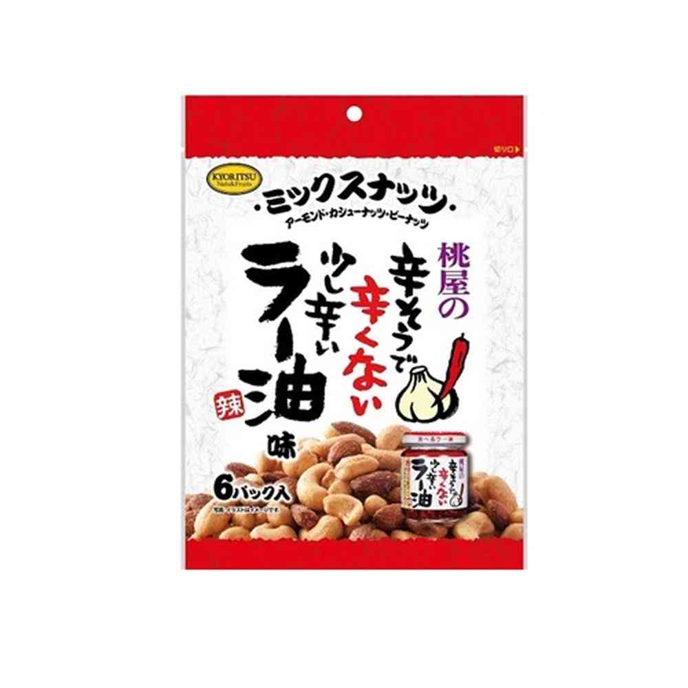 ◆共立 ミックスナッツ食べるラー油味6P 90g【12個セット】