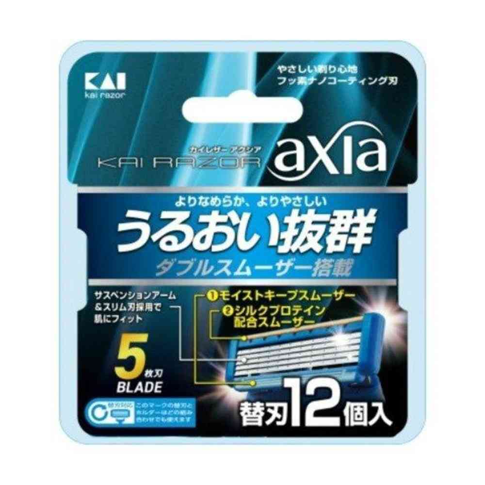 貝印 axia 替刃 12個