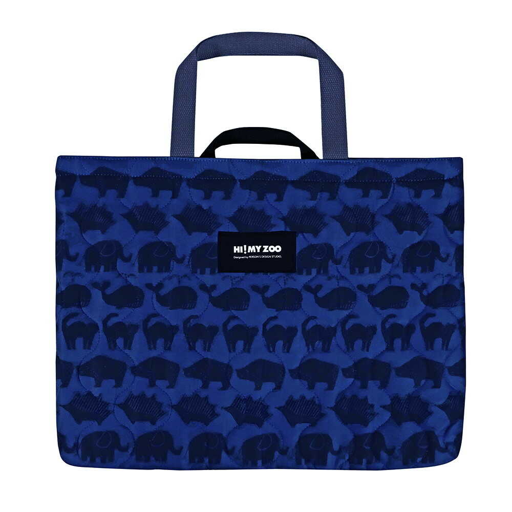 クツワ HI!MY ZOO レッスンバッグ ネイビー 102g