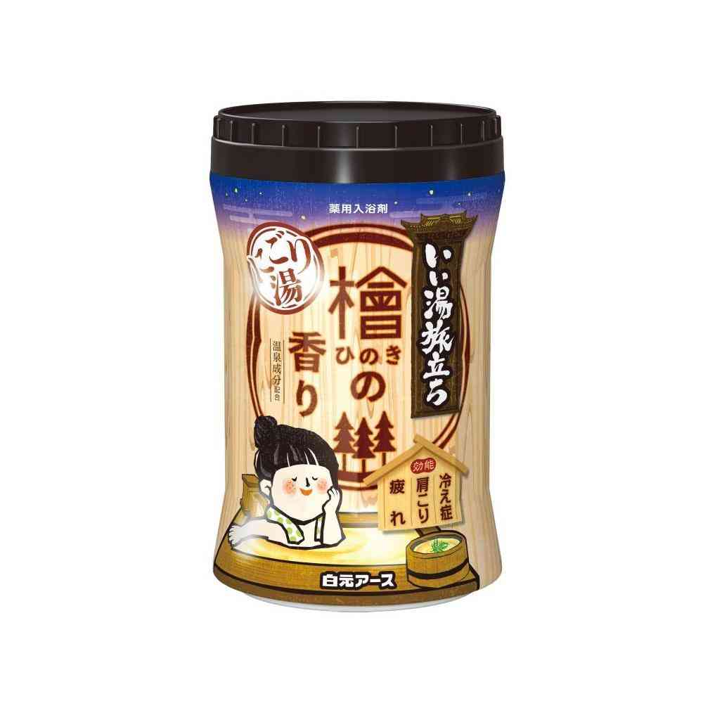 白元アース いい湯旅立ち ボトル にごり湯 檜の香り