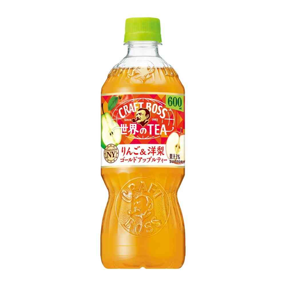 ◆サントリー クラフトボス ゴールドアップルティー600ml【24個セット】