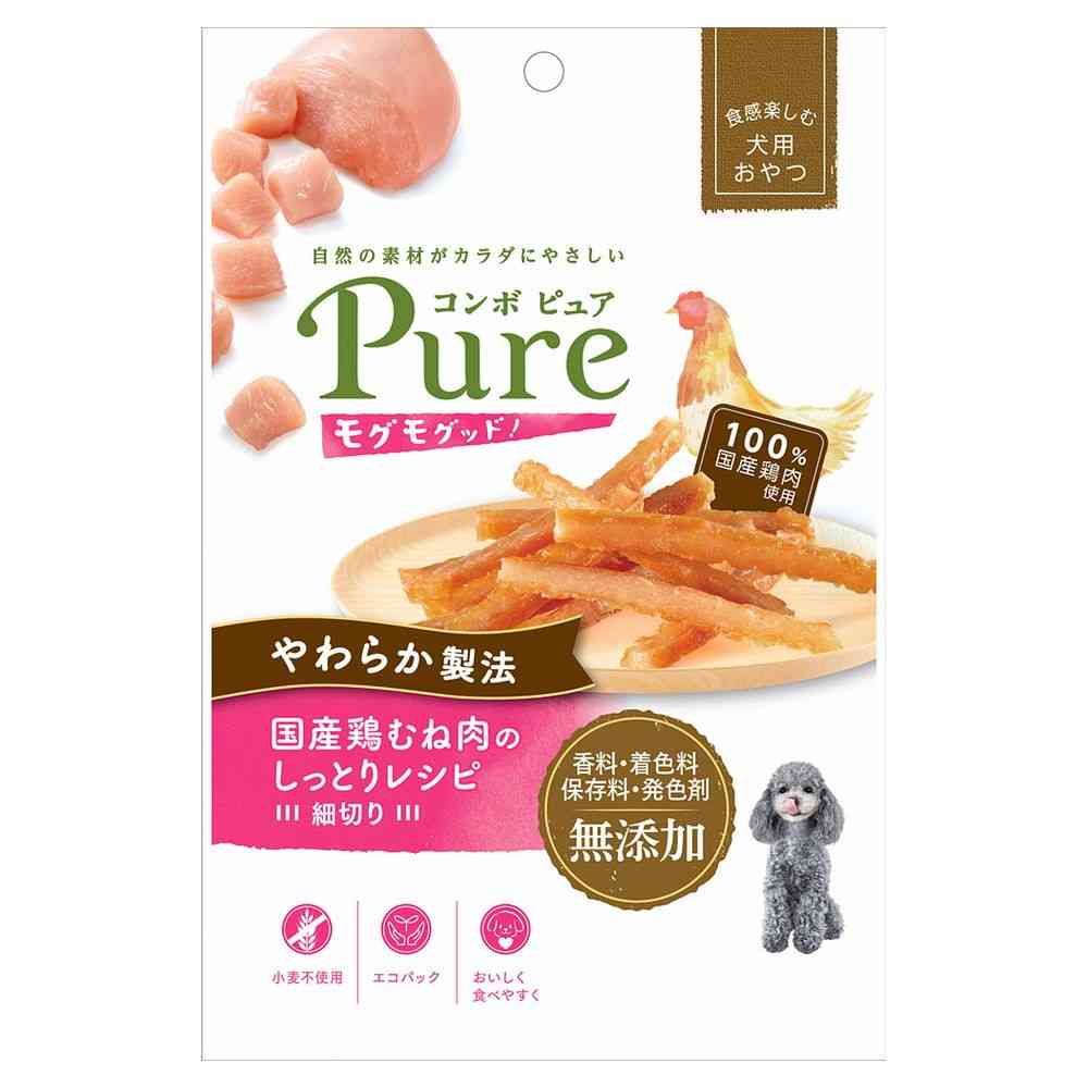 日本ペットフード コンボ ピュア ドッグ モグモグッド! 国産鶏むね肉のしっとりレシピ 細切り 50g