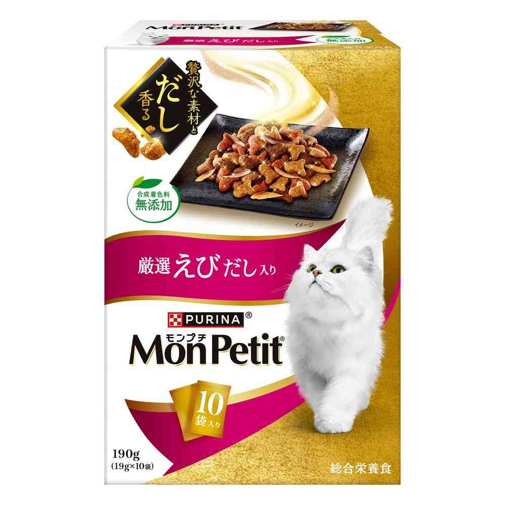 ネスレ日本 モンプチ ドライボックス 厳選えびだし入り190g