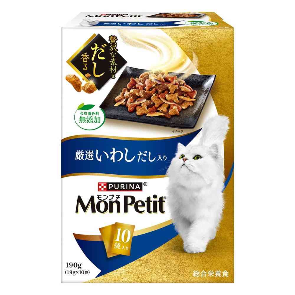 ネスレ日本 モンプチ ドライボックス 厳選いわしだし入り190g