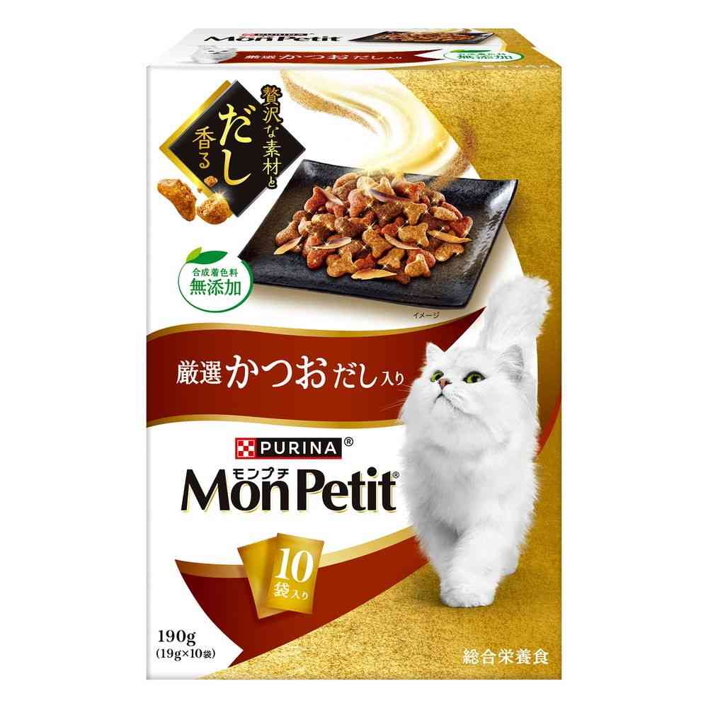 ネスレ日本 モンプチドライボックスかつおだし190g