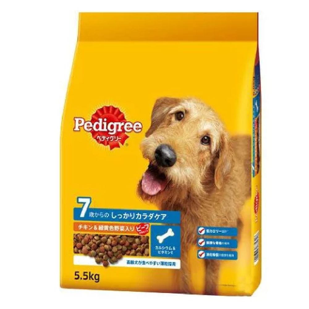 マース ペディグリー 7歳から用 ヘルシーチキン&緑黄色野菜入り 5.5kg