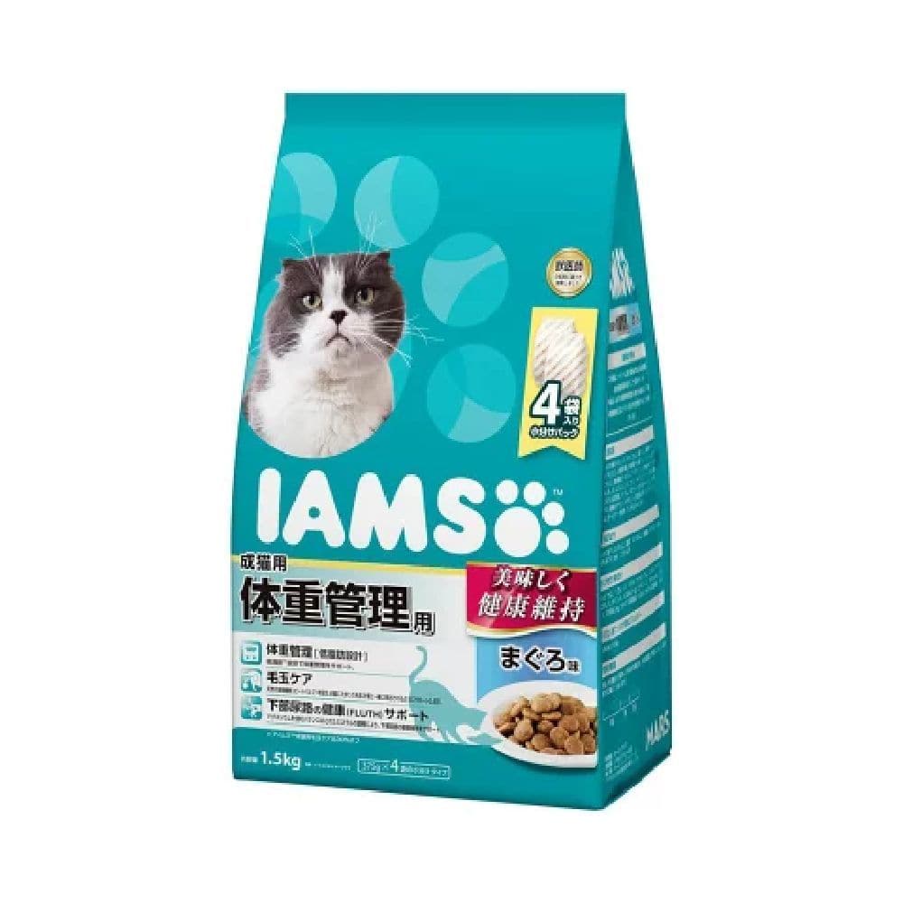 マース アイムス猫 成猫用 体重管理用 まぐろ味 1.5kg