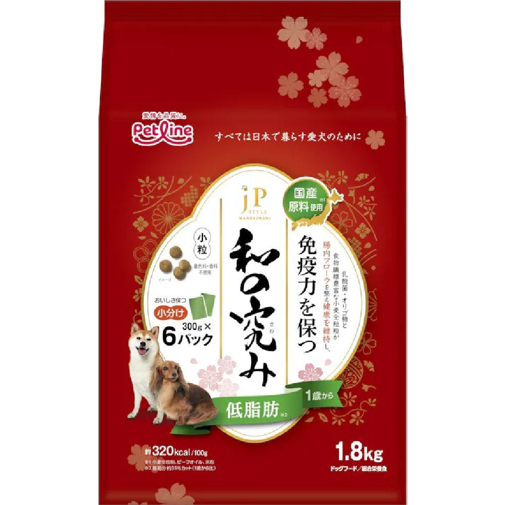 ペットライン JPスタイル 和の究み 小粒 低脂肪 1歳から 1.8kg