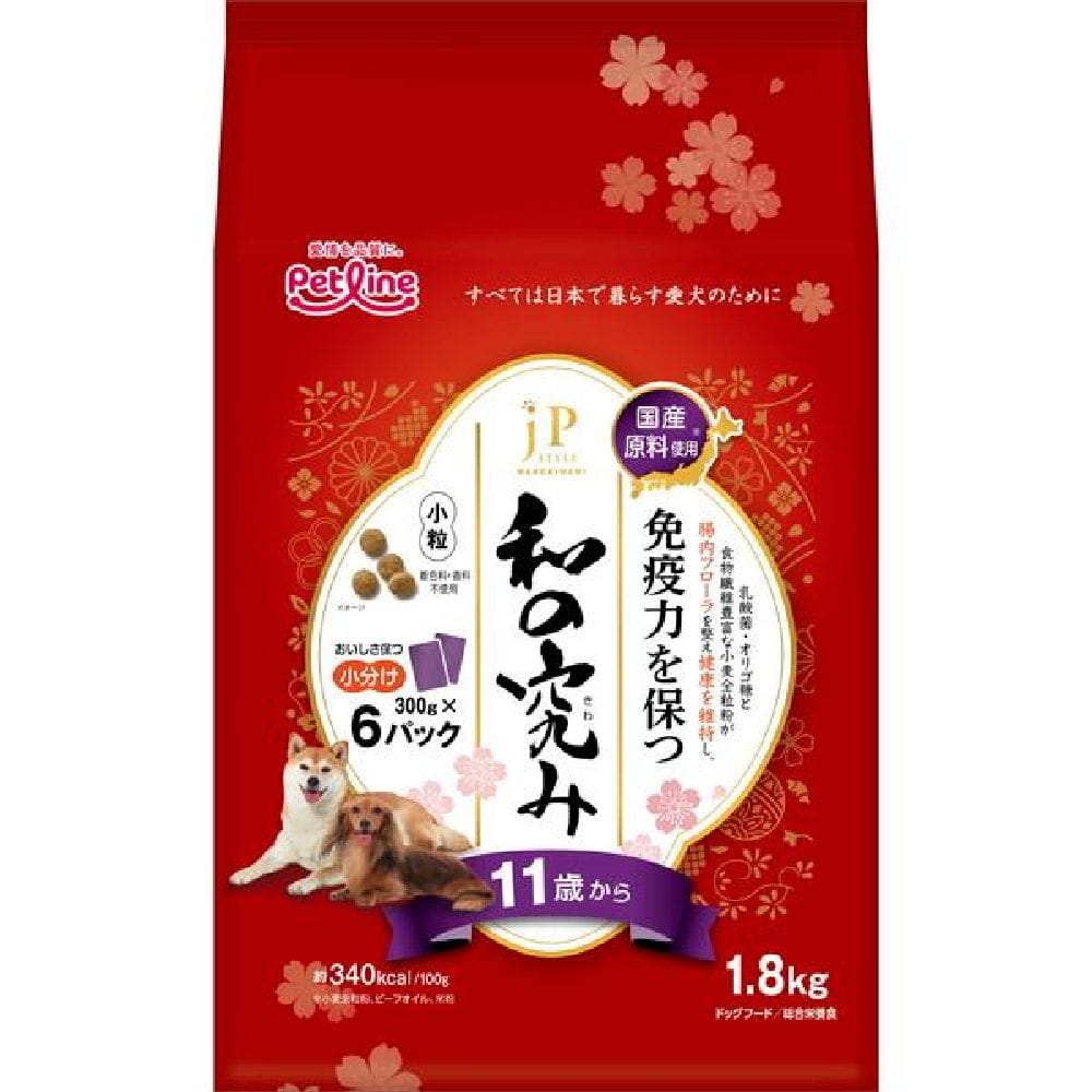 ペットライン JPスタイル 和の究み 小粒 11歳から 1.8kg