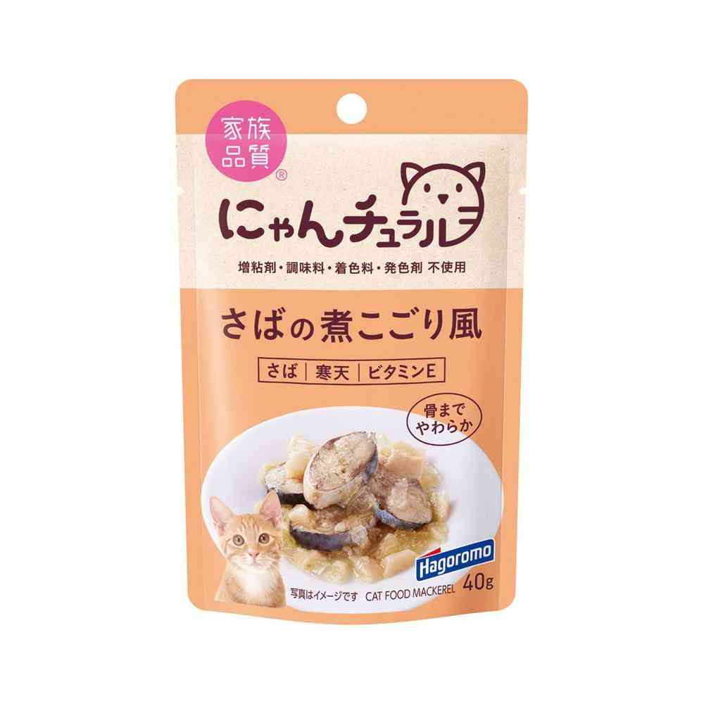 はごろもフーズ にゃんチュラル レトルトパウチ さば煮こごり風 40g
