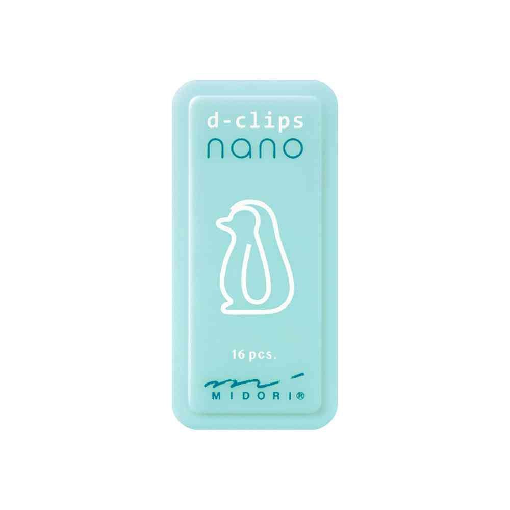 ミドリ ディークリップス ナノ ペンギン柄 16個入