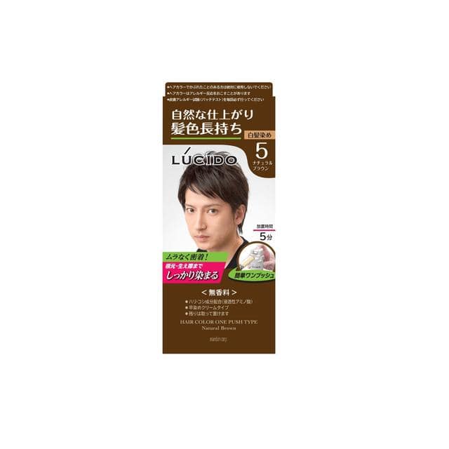 【医薬部外品】ルシード ワンプッシュケアカラー ナチュラルブラウン