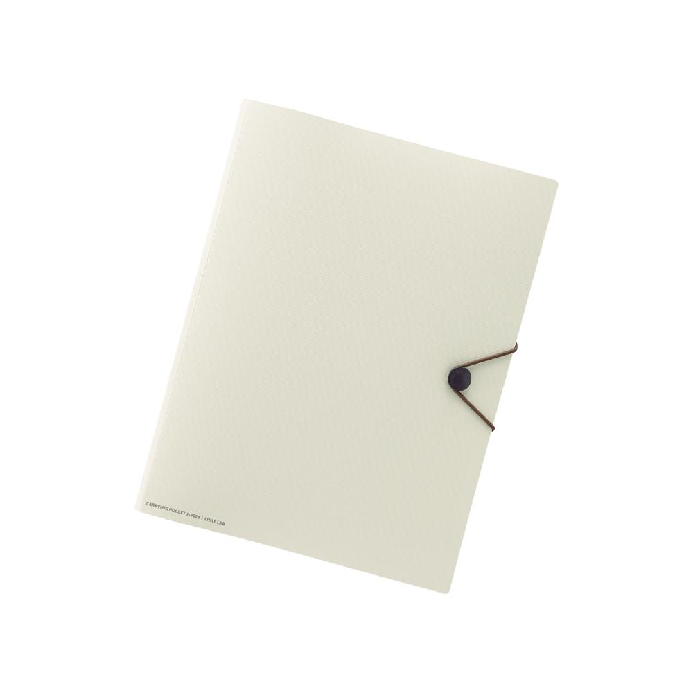 リヒト SMART FIT キャリングポケット A4 ベージュ 1個