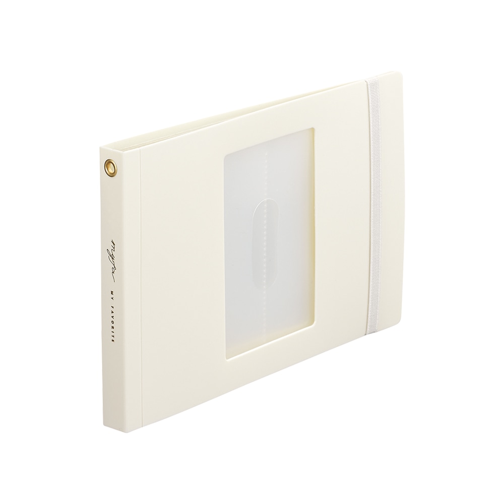 リヒト myfa フォトコレクションファイル ミニ ミルキーホワイト L判写真48枚 1冊