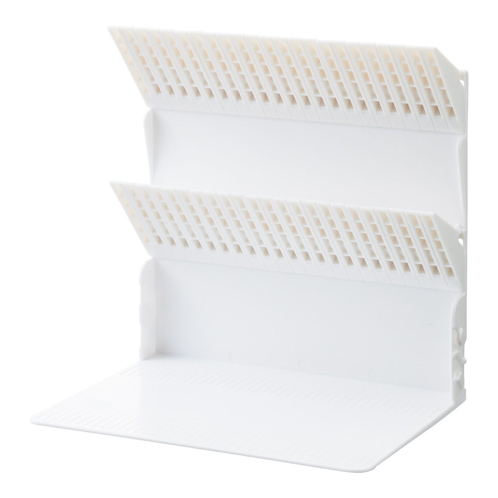 リヒト 1冊でも倒れないブックスタンド A4 ホワイト 1台