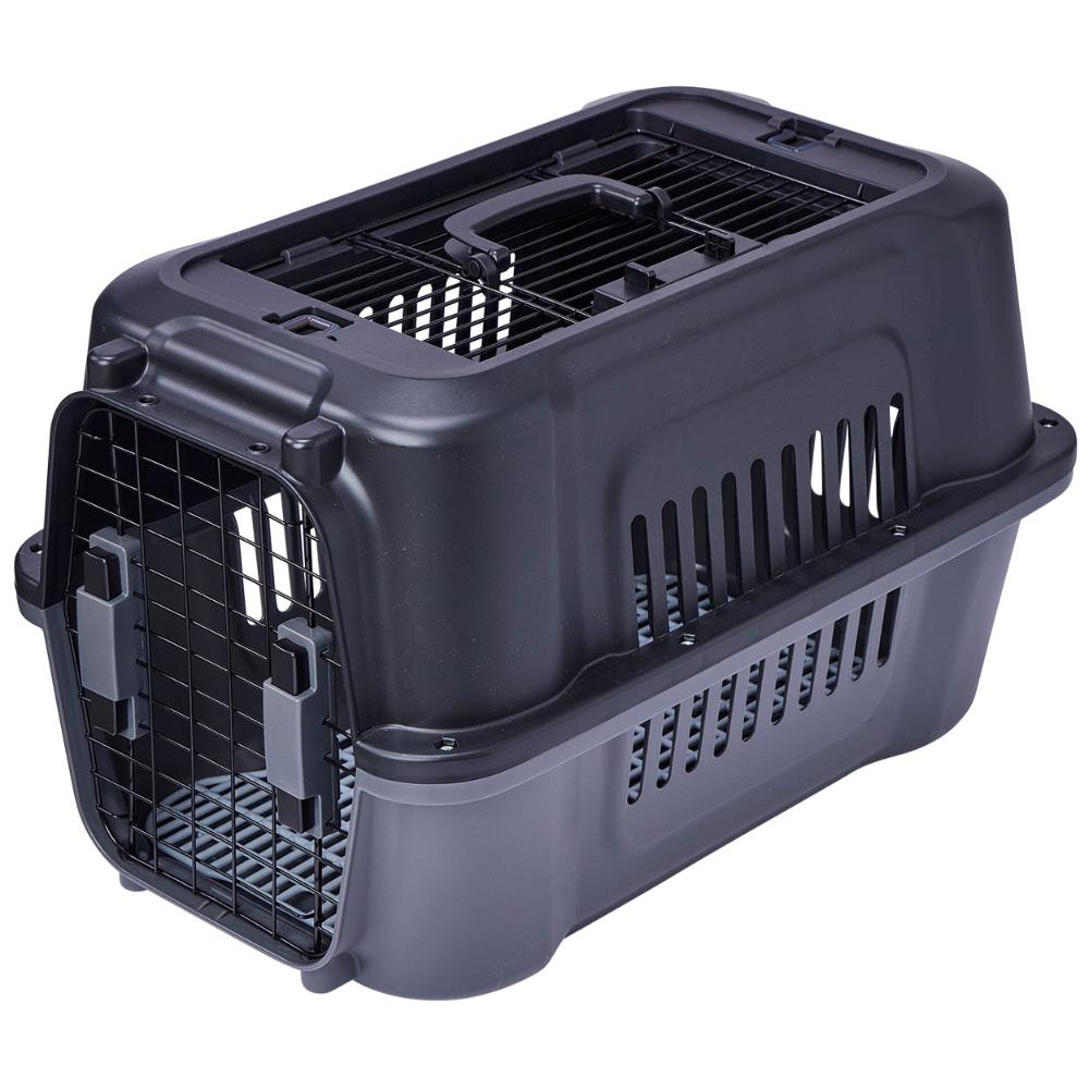 犬猫用キャリー 2ドア タフハウスキャリー ブラック M メーカー直送▼返品・キャンセル不可【他商品との同時購入不可】