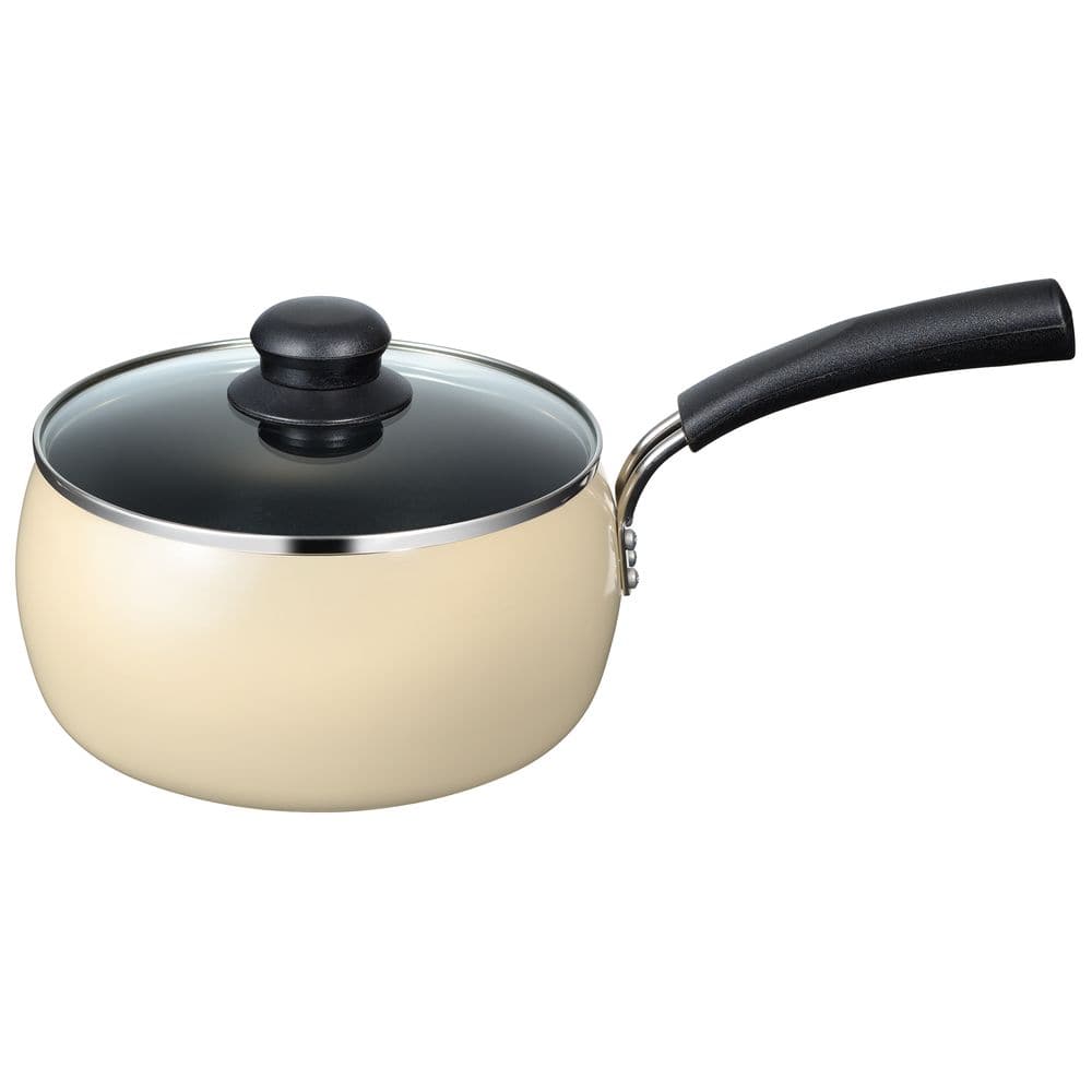 和平フレイズ コロージュIH対応片手鍋 20cm ベージュ ベージュ