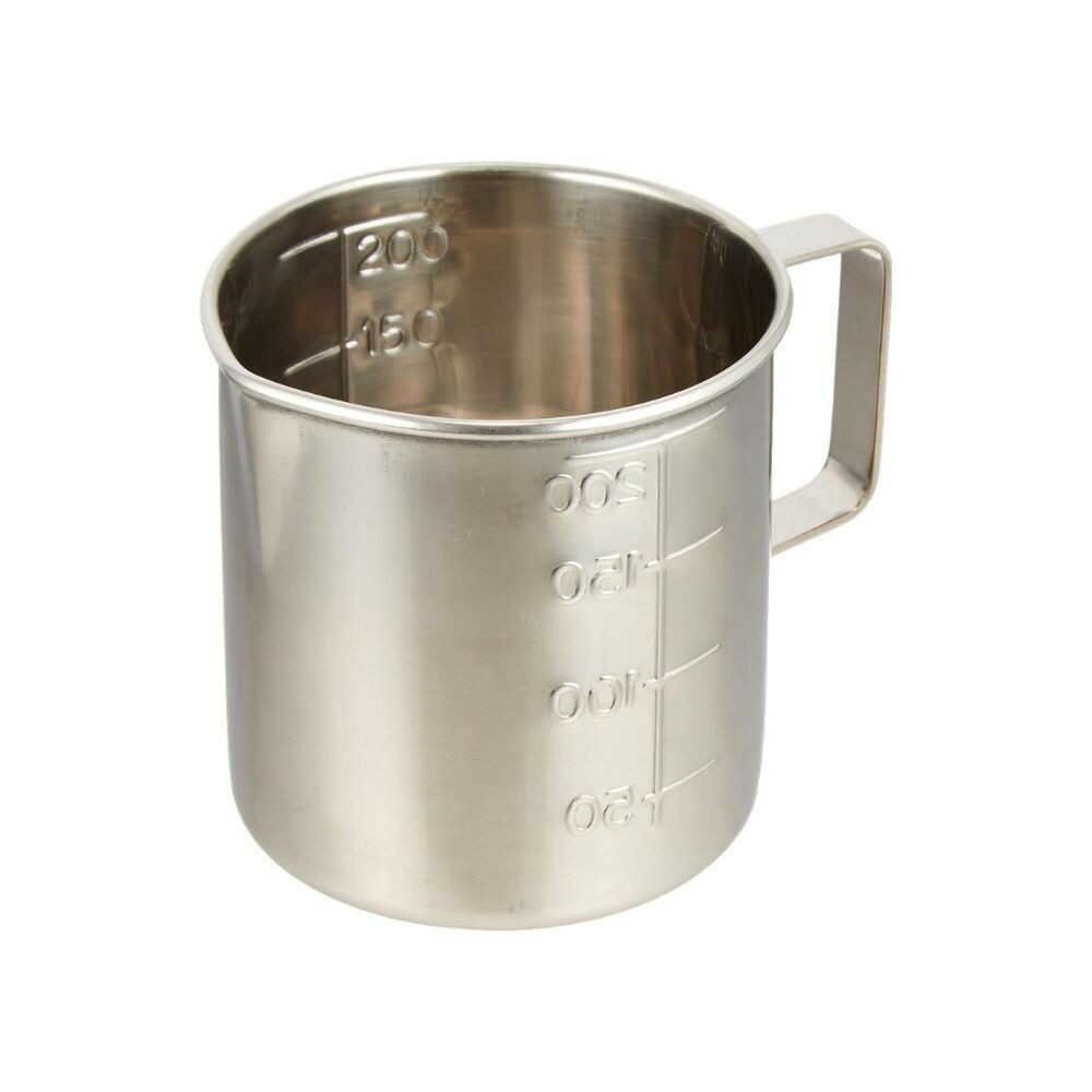 和平フレイズ 味道口付メジャーカップ200cc シルバー シルバー