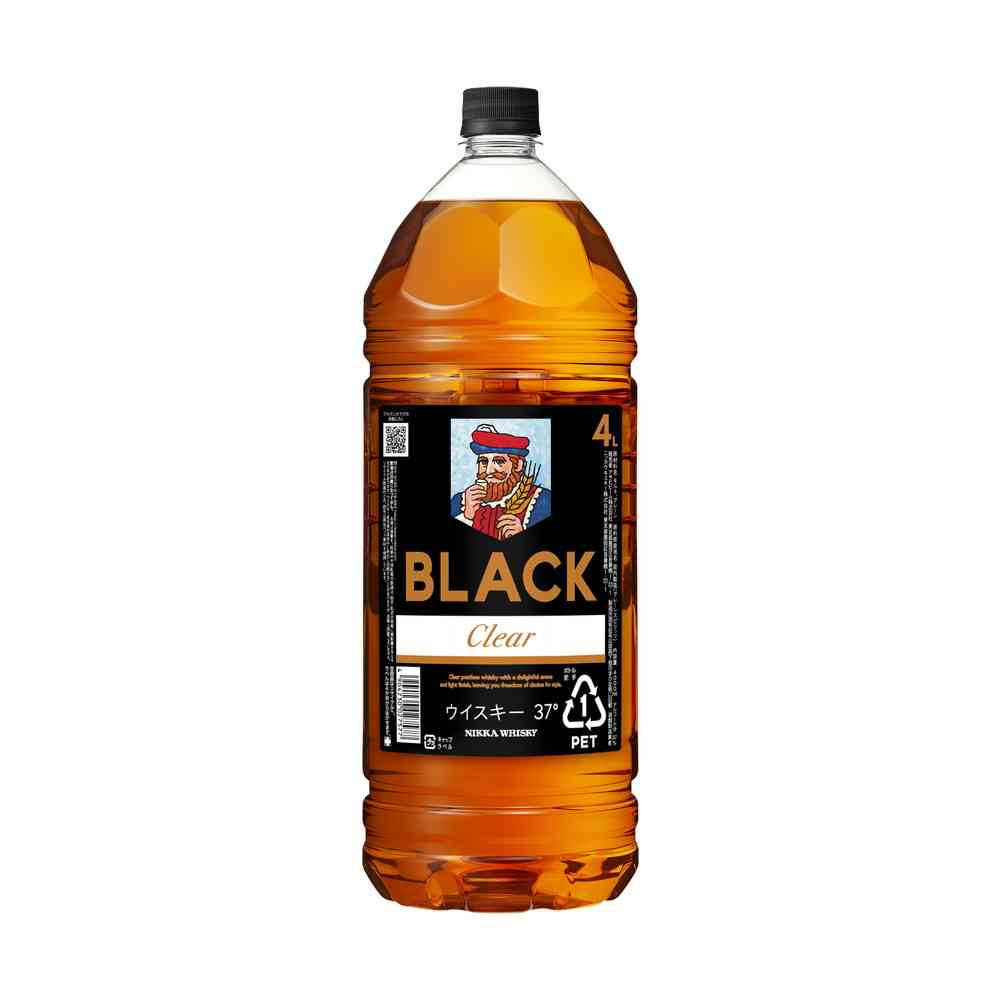 アサヒ ブラックニッカクリア ペットボトル4000ml【8個セット】