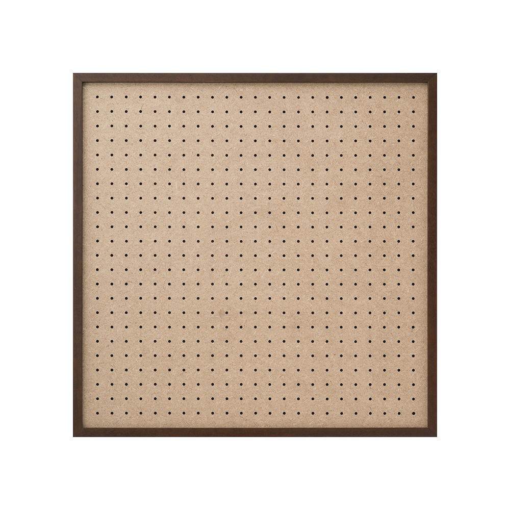有孔ボードパネル 600角 ブラウン 【直送品】 返品・キャンセル・他商品と同時購入は不可