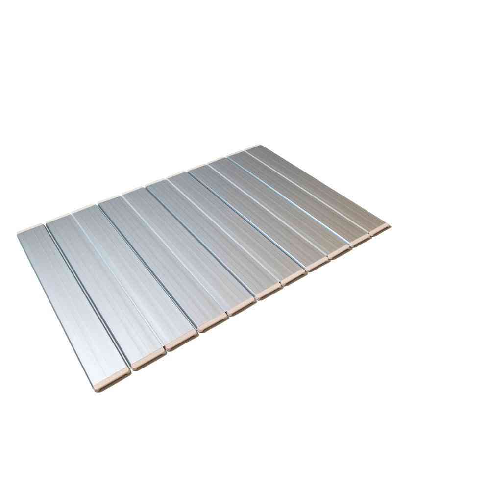 ケイ・マック 折りたたみ風呂ふた 抗菌Ag L11 1枚 メタリックグレー