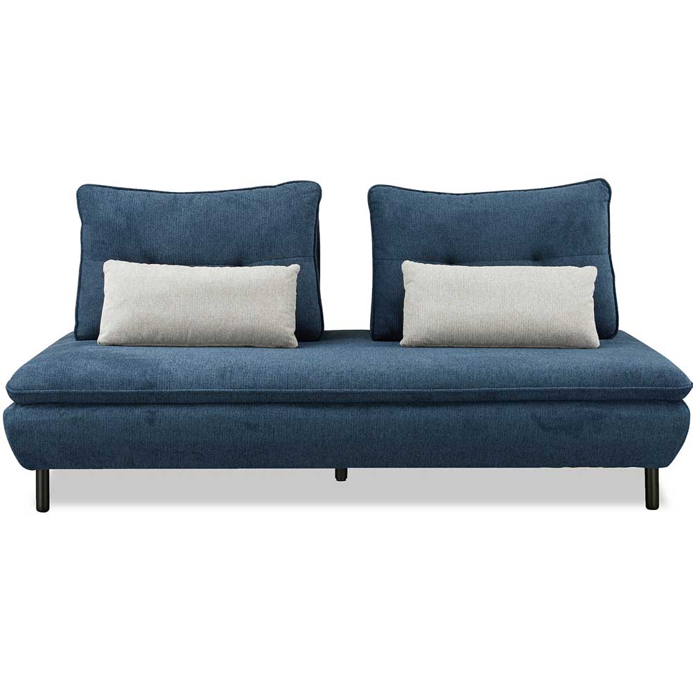 ソファ Isra 3P+背x2 BL、BL/GY 設置付 メーカー直送▼返品・キャンセル不可【他商品との同時購入不可】