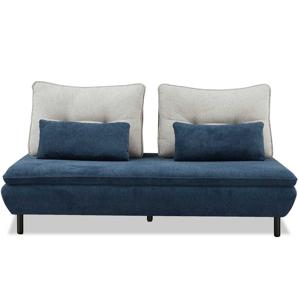 ソファ Isra 3P+背x2 BL、GY/BL 設置付 メーカー直送▼返品・キャンセル不可【他商品との同時購入不可】