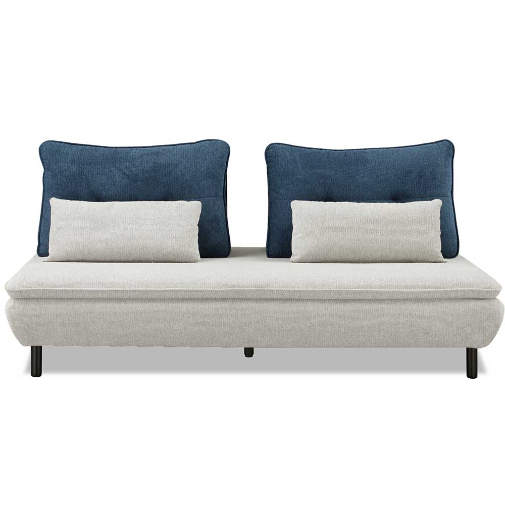 ソファ Isra 3P+背x2 GY、BL/GY 設置付 メーカー直送▼返品・キャンセル不可【他商品との同時購入不可】