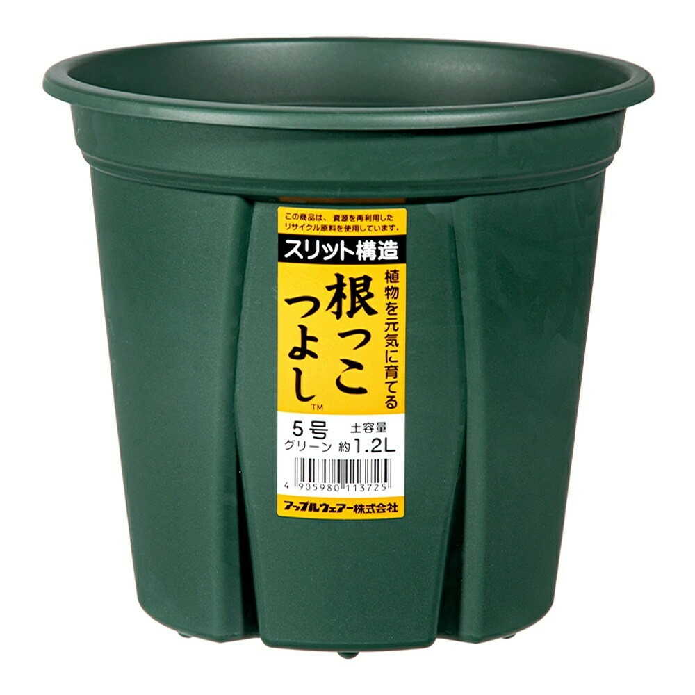 アップルウェアー 根っこつよし 5号 グリーン グリーン