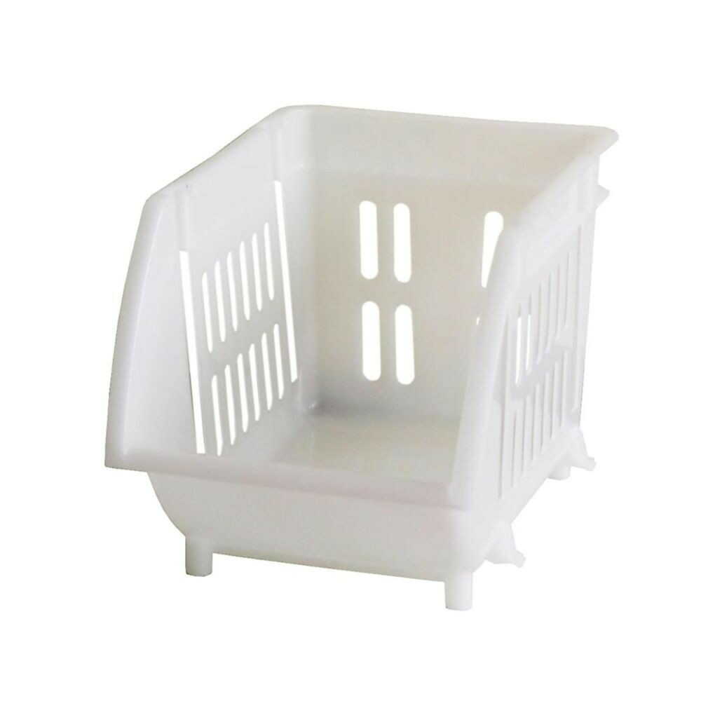 平和工業 積み重ねバスケットスリム ホワイト ホワイト