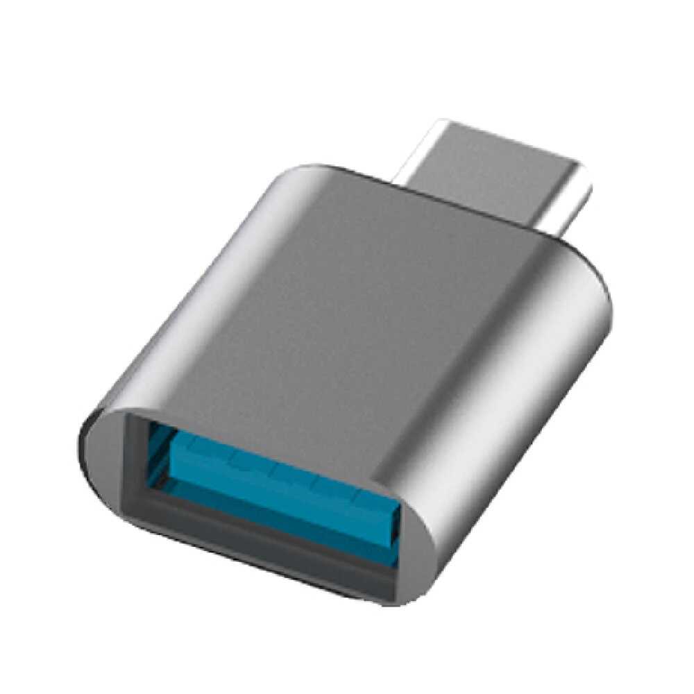 カシムラ USB変換アダプター USB-AtoC GY AJ659 グレー