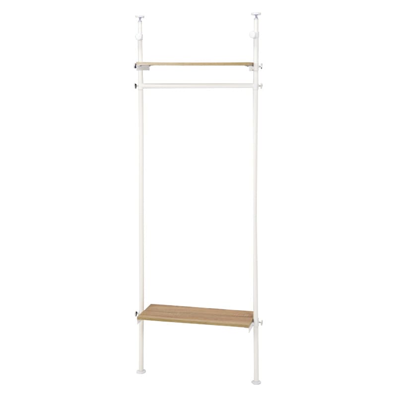 突っ張りハンガーラック KTR-3151WH 【直送品】 返品・キャンセル・他商品と同時購入は不可