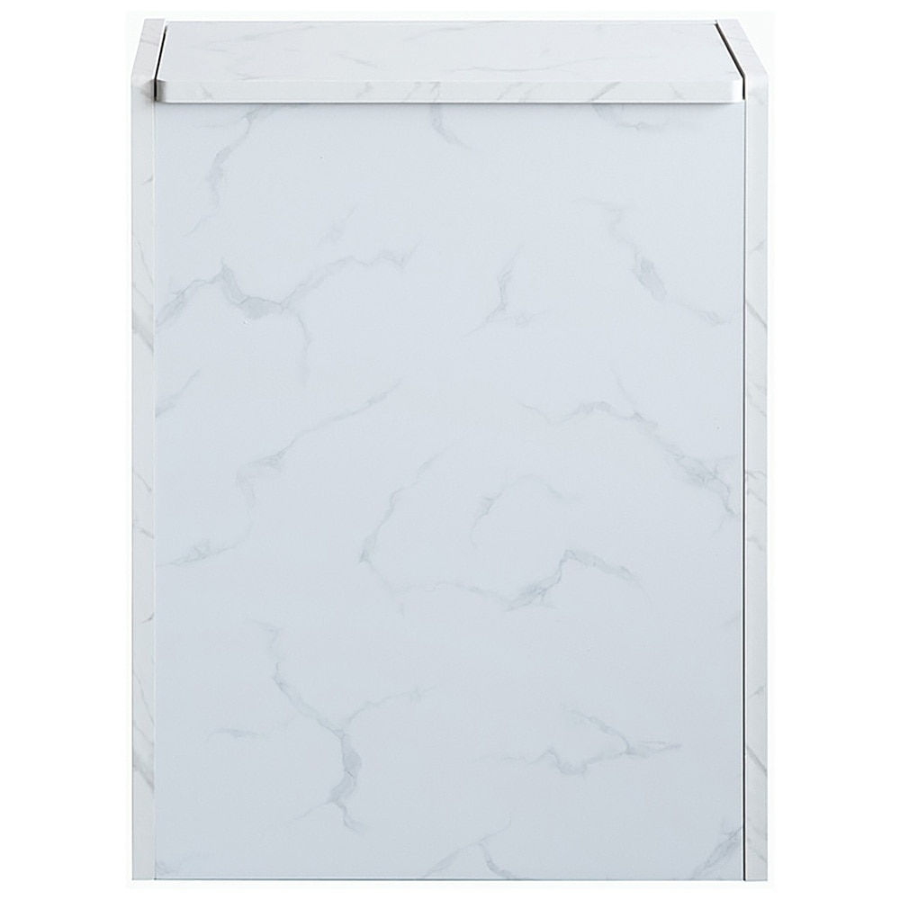 木製キッチンペール シェール DB-650R 大理石柄ホワイト メーカー直送 ▼返品・キャンセル不可【他商品との同時購入不可】