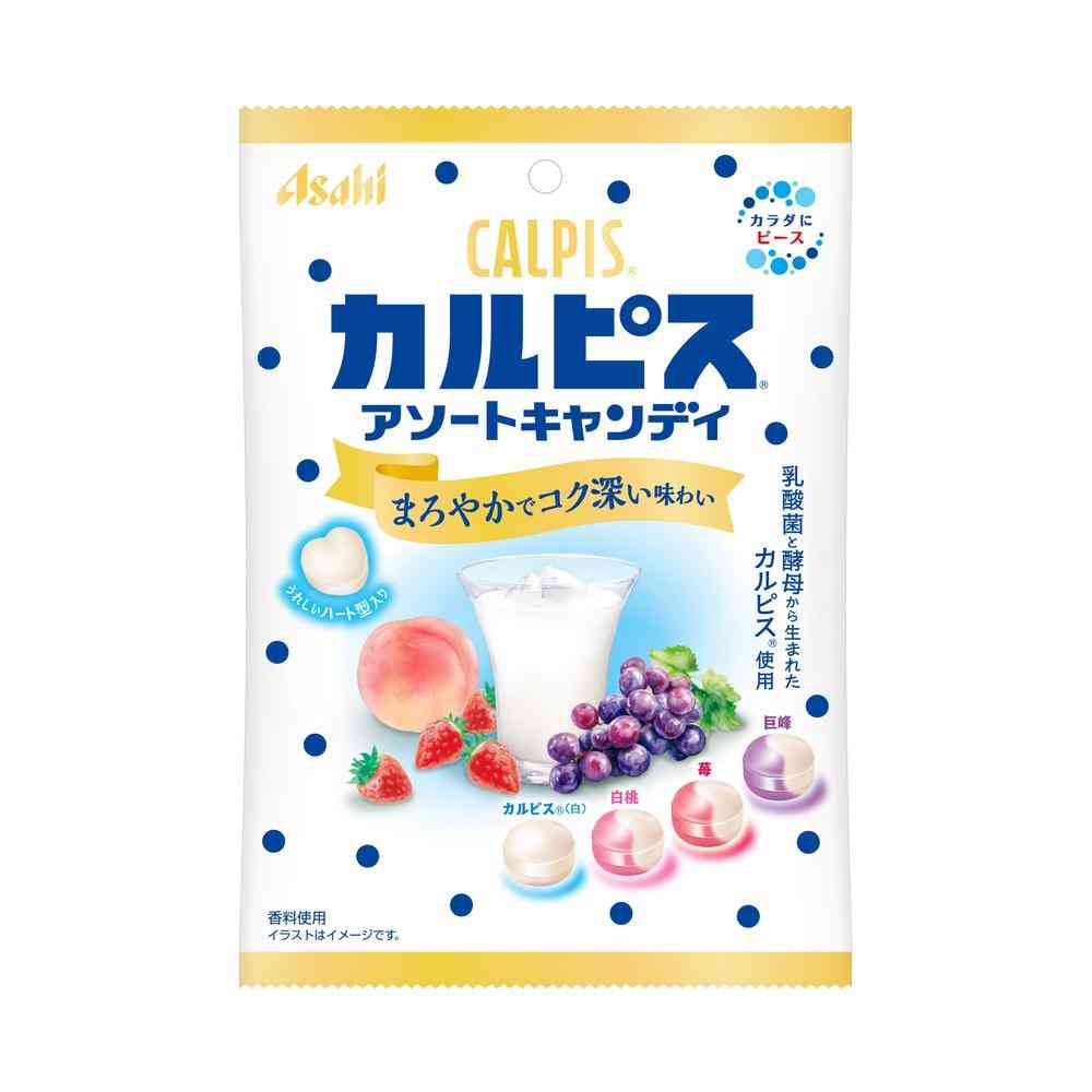 ◆アサヒ食品 カルピスアソートキャンディ 105g【6個セット】