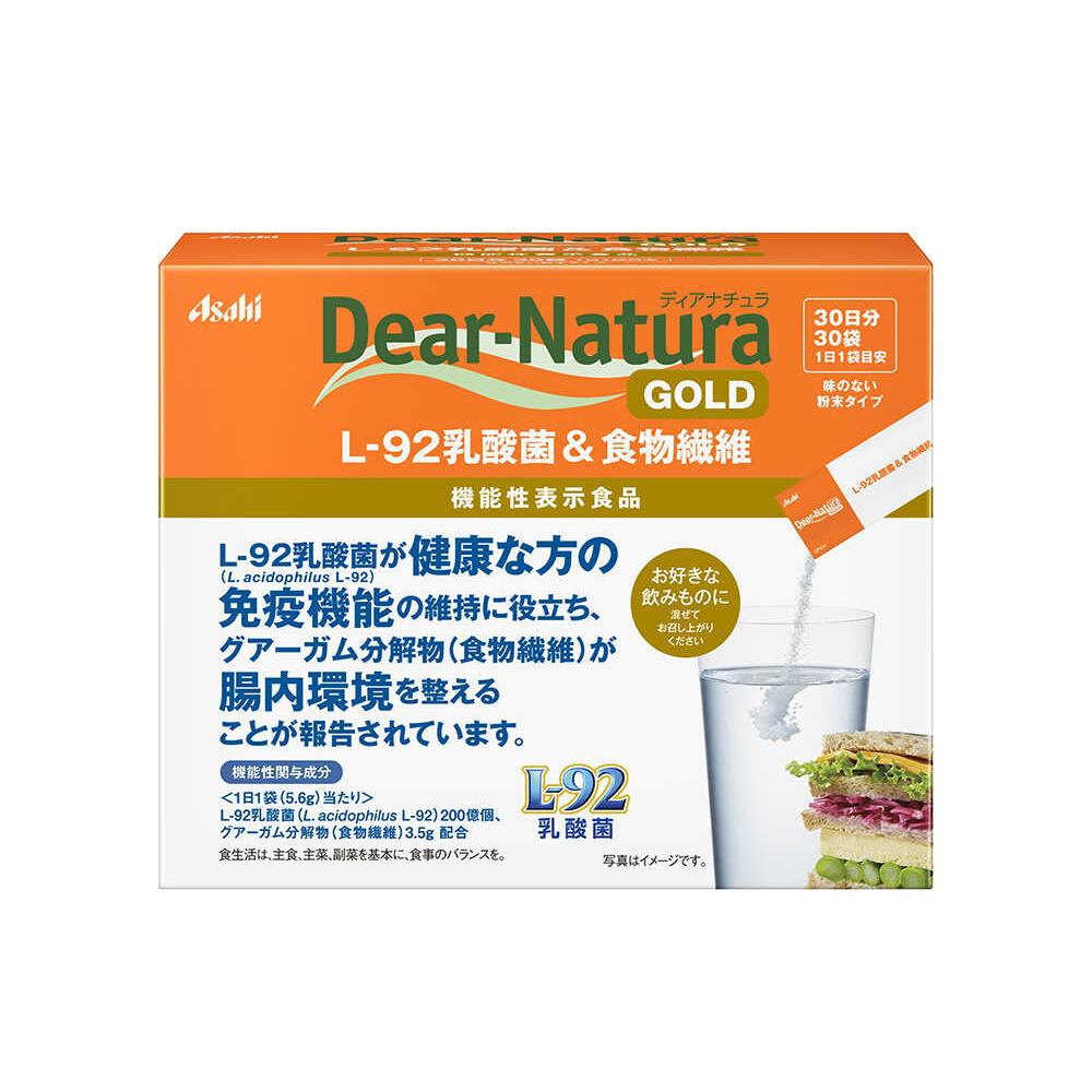 ◆【機能性表示食品】アサヒ ディアナチュラ G L‐92乳酸菌＆食物繊維 30日分 30袋: サンドラッグ｜JAL Mall｜マイルがたまる・つかえる  ショッピングモール