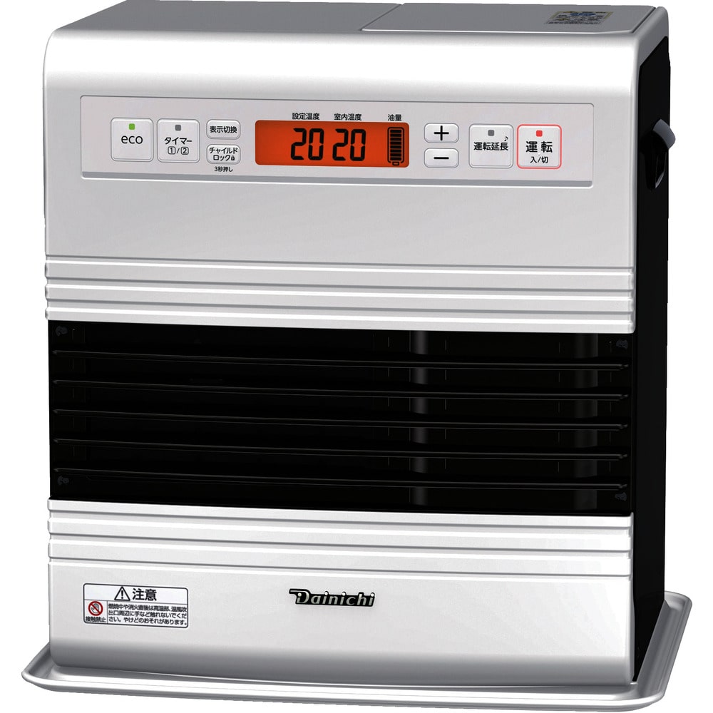 ダイニチ 石油ファンヒーター FW-3725GR-ホワイト 【直送品】 返品・キャンセル・他商品と同時購入は不可