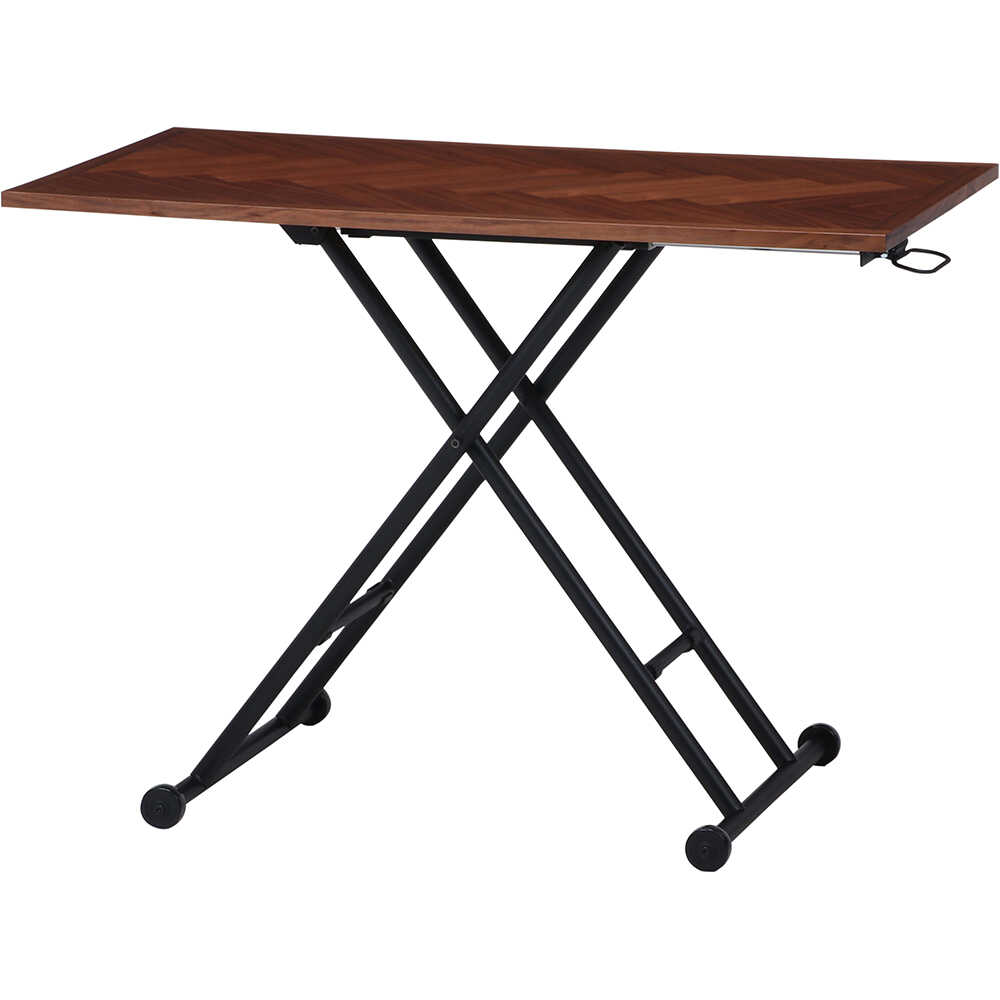 昇降テーブル シルビア ブラウン 19242 メーカー直送 ▼返品・キャンセル不可【他商品との同時購入不可】