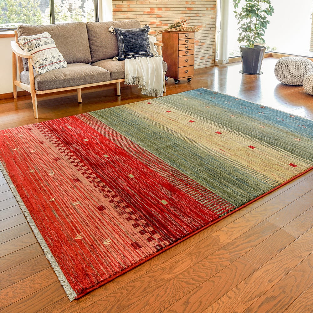 折り畳めるウィルトンラグ RAKKAS トワル 160×225cm メーカー直送 ▼返品・キャンセル不可【他商品との同時購入不可