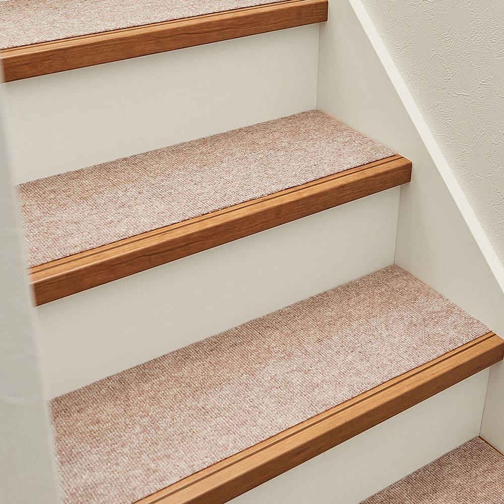 階段マット 15枚入り ピタロ ベージュ 90×21 メーカー直送 ▼返品・キャンセル不可【他商品との同時購入不可】