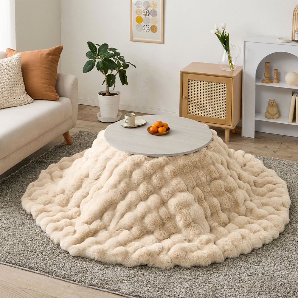 こたつ布団　ベージュ ｜Hansleep こたつ布団 長方形 単品185×235cm フランネル 中綿