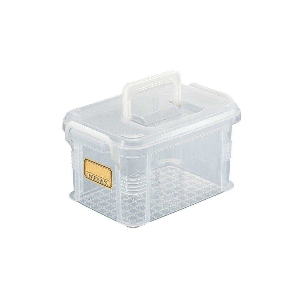 不動技研 プチノイ50 (ハンドル付) クリア クリア 幅17×奥25.7×高14.4cm