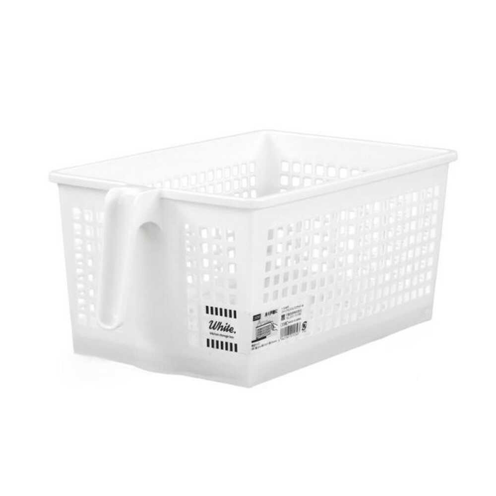 不動技研 ストックハンドルバスケット ホワイト ホワイト