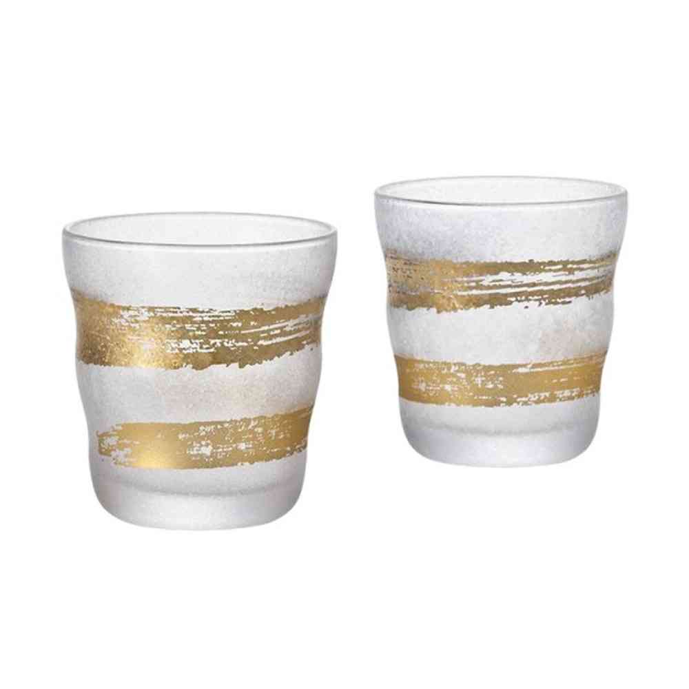 アデリア プレミアムニッポンテイスト 金一文字 ロックグラスペアセット 335ml×2個