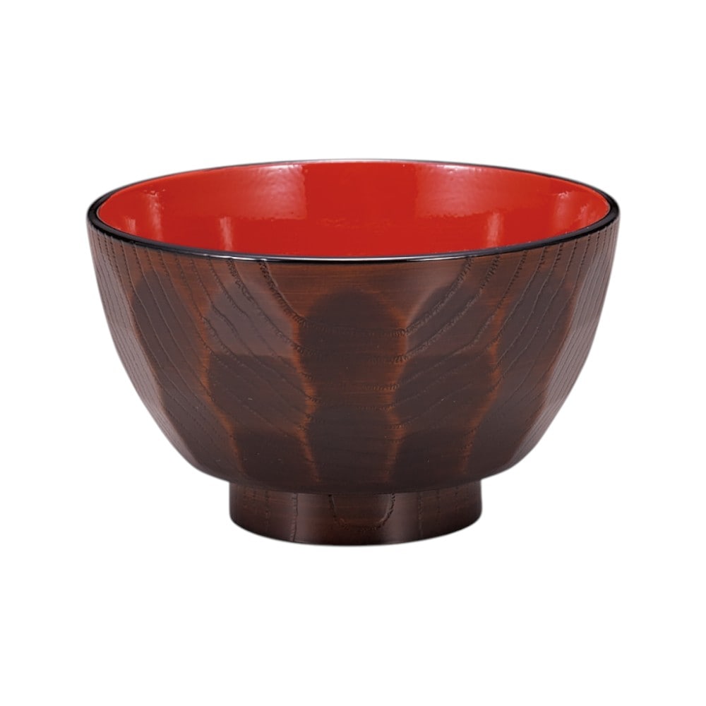 たつみや フィット亀甲椀 大 栃