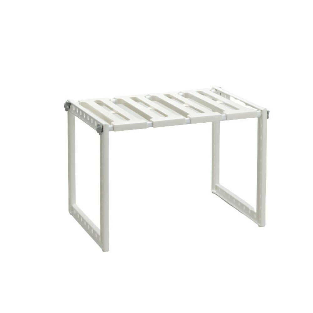 伸晃 洗面下フリーラック伸縮タイプS ホワイト ホワイト