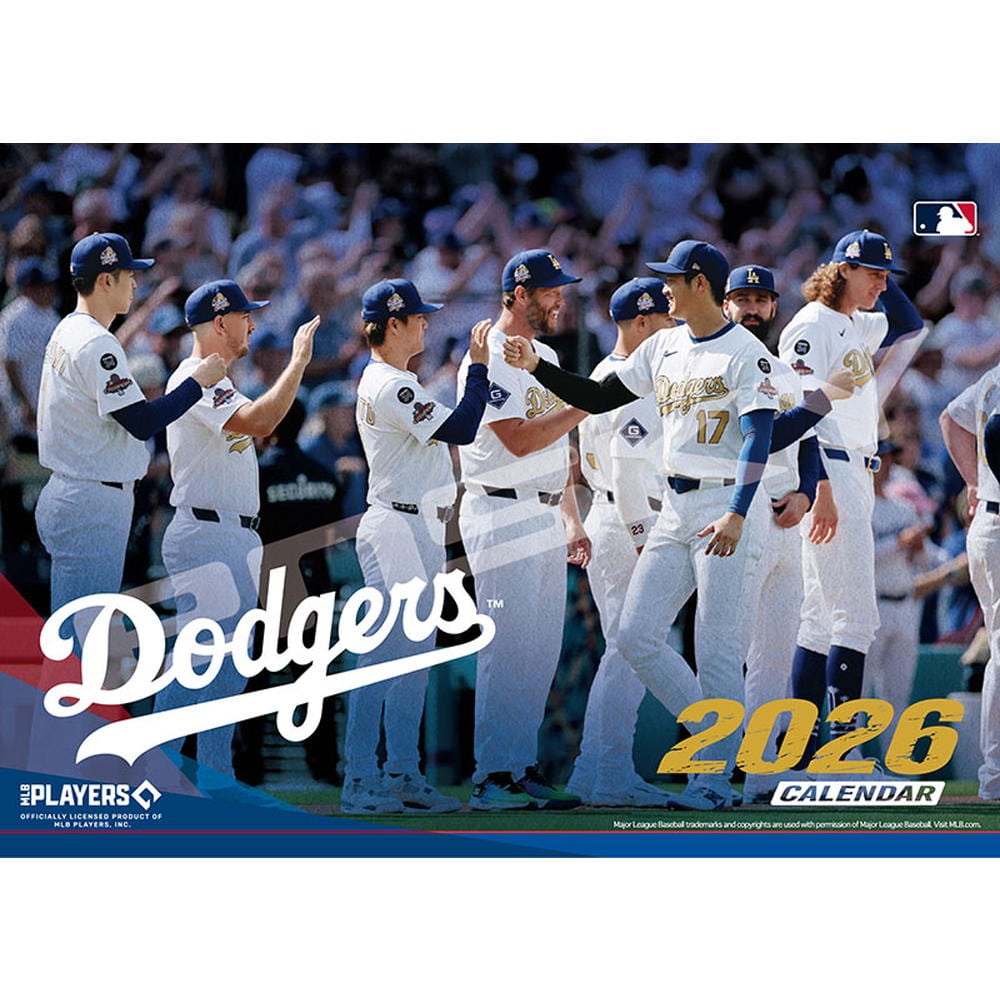 トライエックス 卓上 ロサンゼルス・ドジャース 2026年 カレンダー▼返品不可
