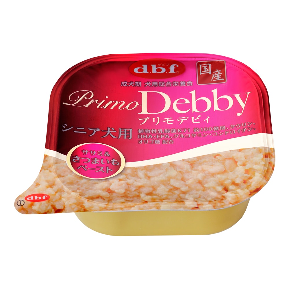 デビフペット プリモデビィ シニア犬 ササミ&薩摩芋ペースト 95g