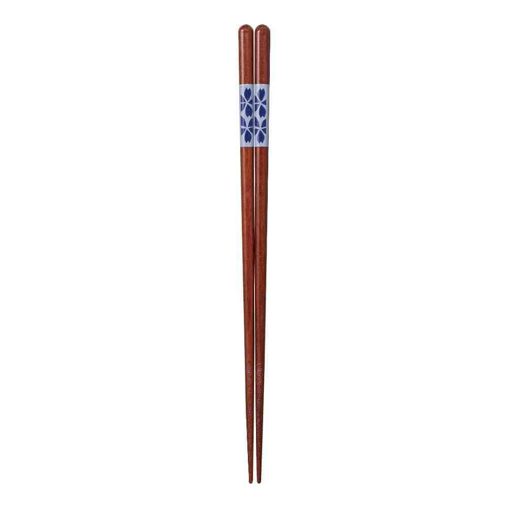 イシダ 食洗箸 山桜 23cm 1膳 青
