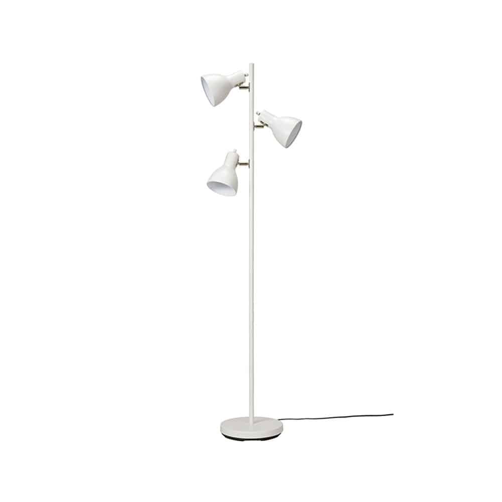 オーム電機 フロアスタンド E26口金 ホワイト ホワイト